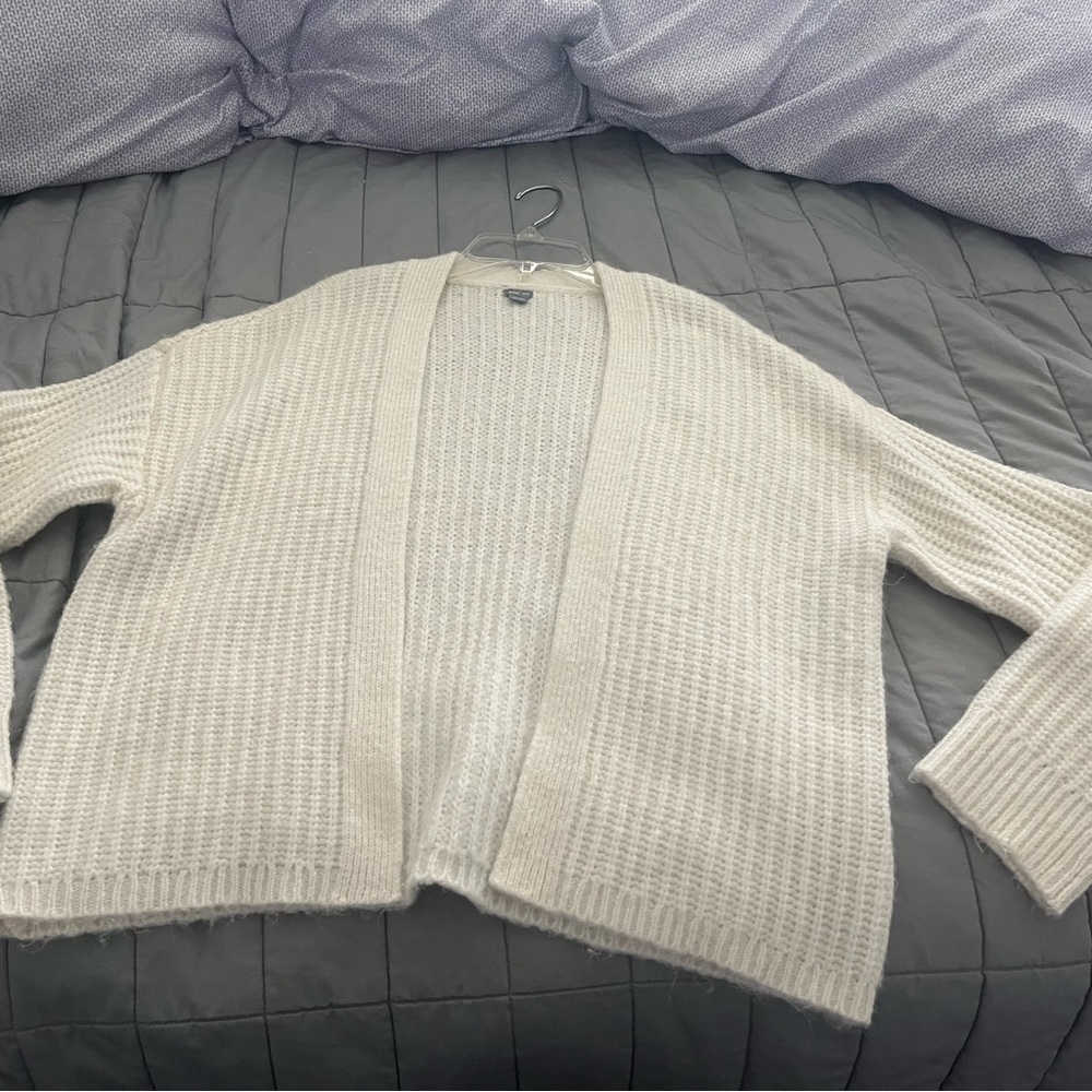 Aerie Cream Knit Cardigan